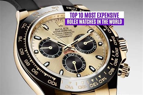 rolex most expensive watch price|top 10 most expensive rolex.